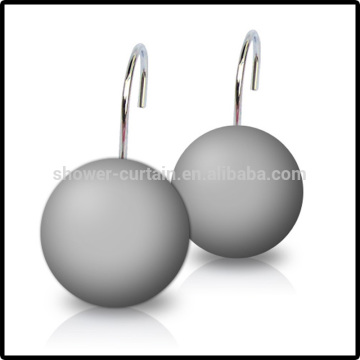 Round Shape Poly Resin Shower Curtain Hooks