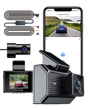 New 2-inch dual-recorder driving recorder with built-in GPS