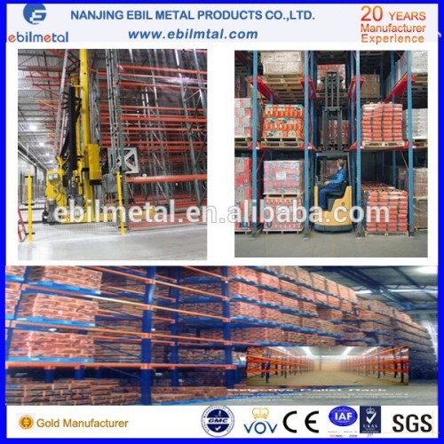 Warehouse heavy duty VNA palle racking system for storage