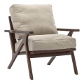Chaises en bois de bras de canapé simple de restaurant moderne