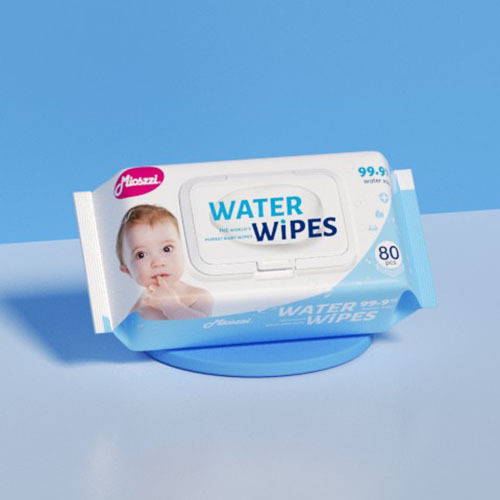 toallitas de agua pura sin perfume para bebés