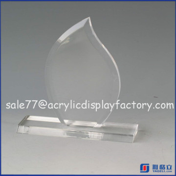 Yageli acrylic trophy design/models acrylic trophy/acrylic trophy blanks