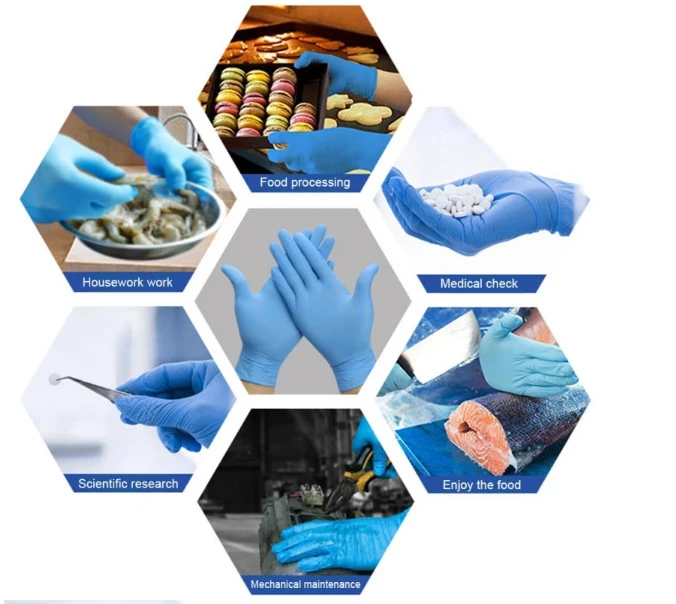 Disposable Gloves Nitrile Rubber PVC Gloves