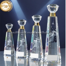 High quality best sell crystal globe wedding decoration trophy