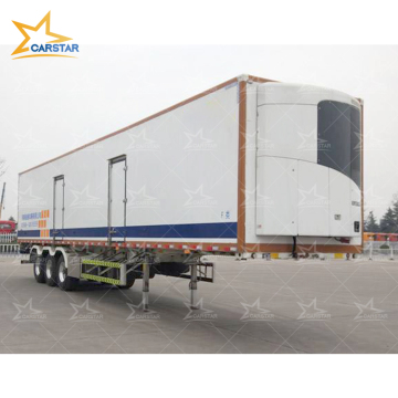 3Axles 40T Food Refrigerator Freezer Box Trailer - Cool Room Trailer