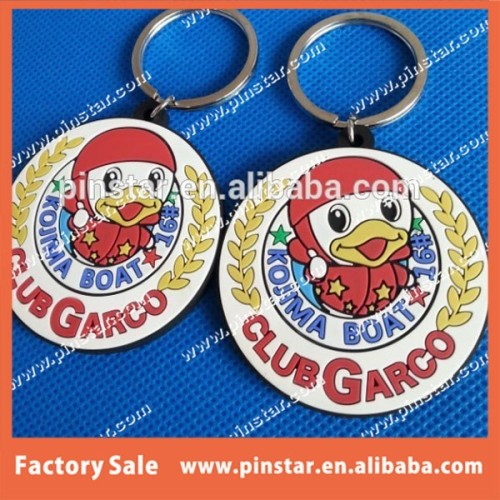 Professional Cute Rubber Duck PVC Keychains Manufacturer China