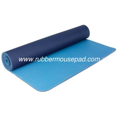 Non-sticky Natural Rubber Yoga Mat, Custom Gym Exercise Floor Mat