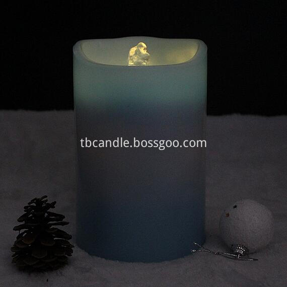 flameless fountain candle