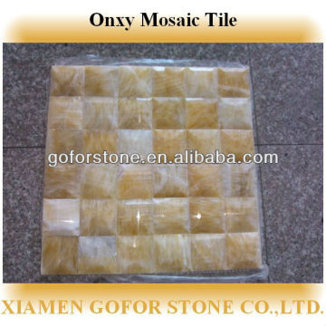 Gold onyx mosaic tile, green onyx mosaic tiles