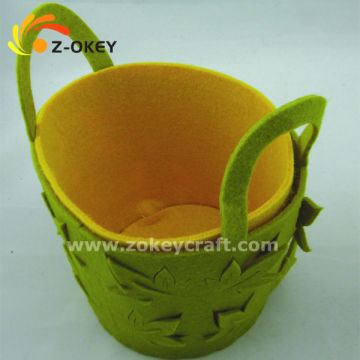 Felt home decor waste bin gift