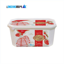 500ml Plastic Ice Cream Container