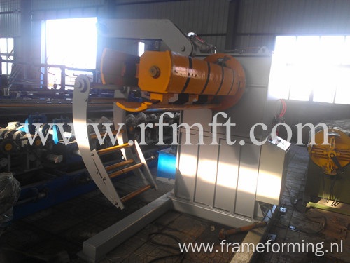 10T Hydraulic Steel Coil Decoiler For Sale