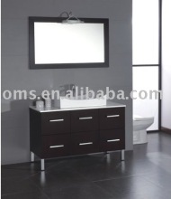 Solid wood bathroom vanity