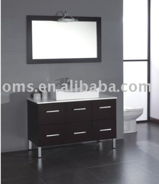 Solid wood bathroom vanity