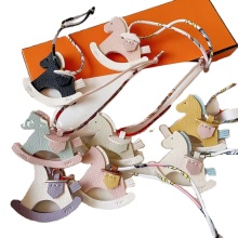 Luxury Designer Leather Handbag Charms & Keyring Accessories