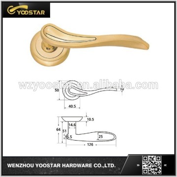 zinc lever door handle