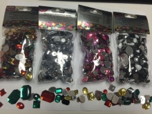 Flat Silver Back Gemstones for DIY