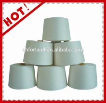 spun polyester optical white yarn fancy yarn