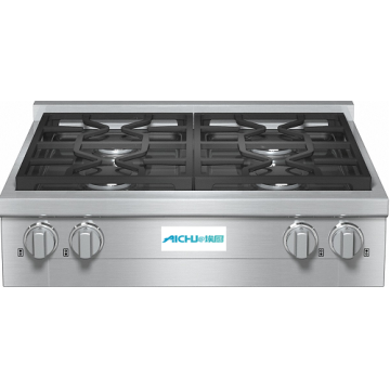 RangeTop With 4 Burners For Professional Applications