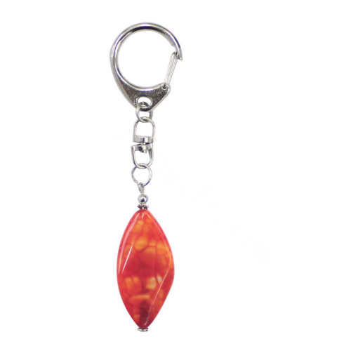 Natural Gemstone Agate Keychain