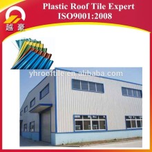 used building materials upvc roof tile for warehouse