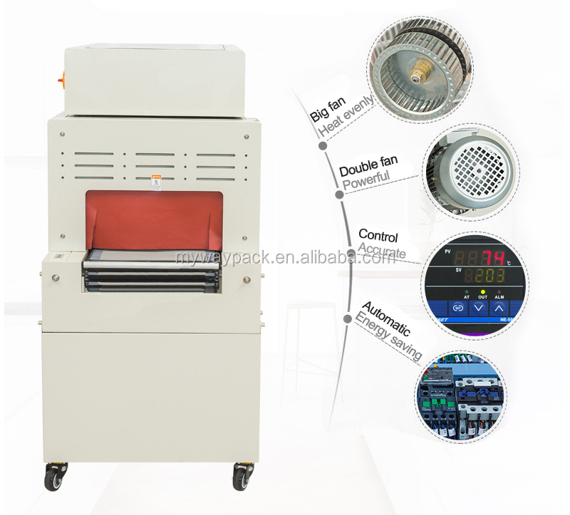 Semi Automatic heat sealing Shrink Wrap Machine by POF material , shrink wrapping machine supplier