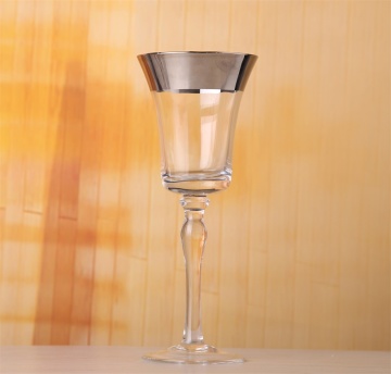 Electro Plating Stem Glass Wine Glass Goblet