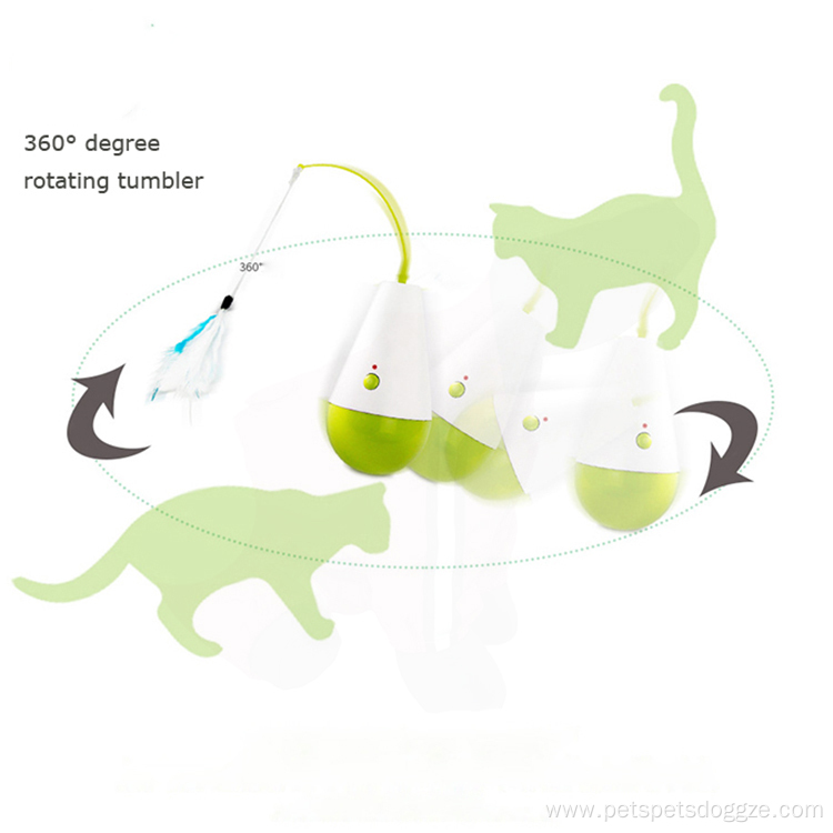 Funny feather cute 360-degree electric cat toy