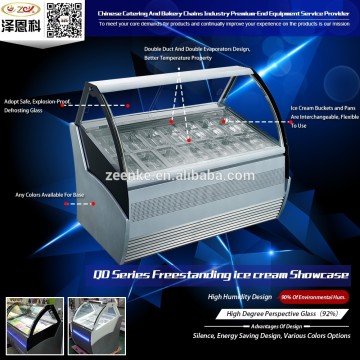 sorvete display showcase/icecream display freezer/ice cream display refrigerator