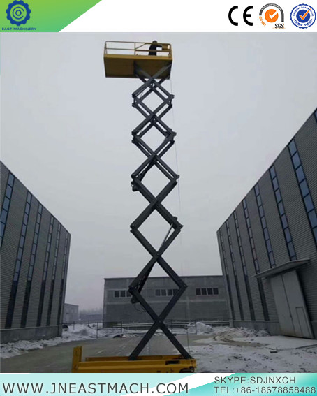 Nouveau type plate-forme élévatrice automotrice à ciseaux automotrice Ce Sgs Tuv 16m New Type Discount Ce Sgs Tuv 16m Self Propelled Scissor Lift Platform