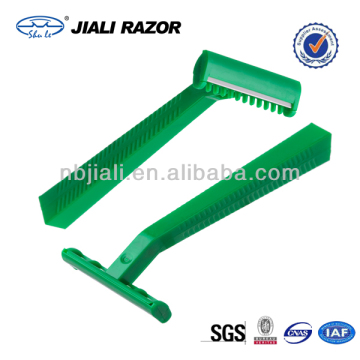 plastic Medical Razor with comb shaving razor blade