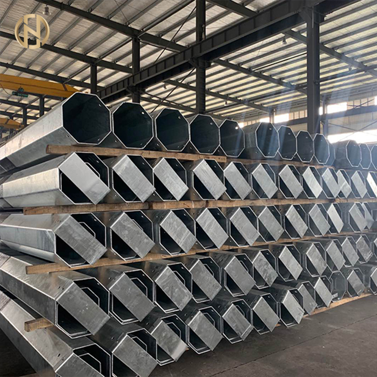 Hot Dip Galvanized သံမဏိဆက်သွယ်ရေး Monopole