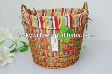 wicker laundry baskets