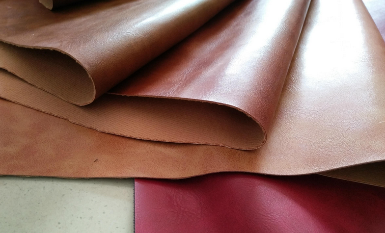 PU two-color wax sense of oil skin fabric