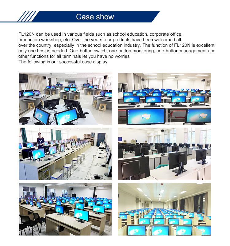 High Performance Thin client PC terminal VDI IDV VOI FL120n Zero Thin Client Computer PC For School E-class