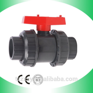 new technology pvc double union ball valve