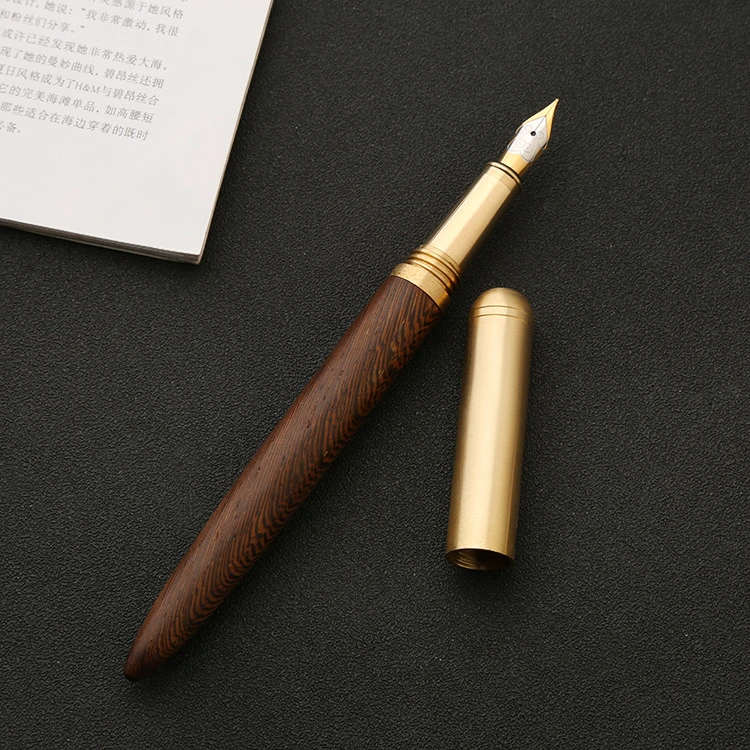 Customize Wood Logo Wooden Maple Sandalwood Fountain Pen