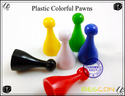 Plastic Colorful Pawns-3