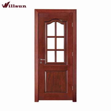 Half View Glass Wood Doors External