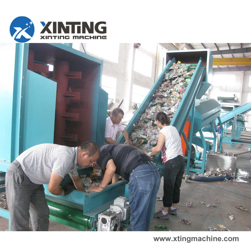 Pet Flakes Bottle Washing Recycling Line Two Stage Plastic Machine Twin Screw Dewatering Plastics