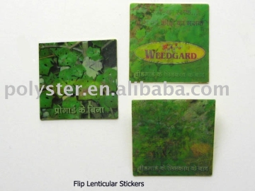 Lenticular sticker