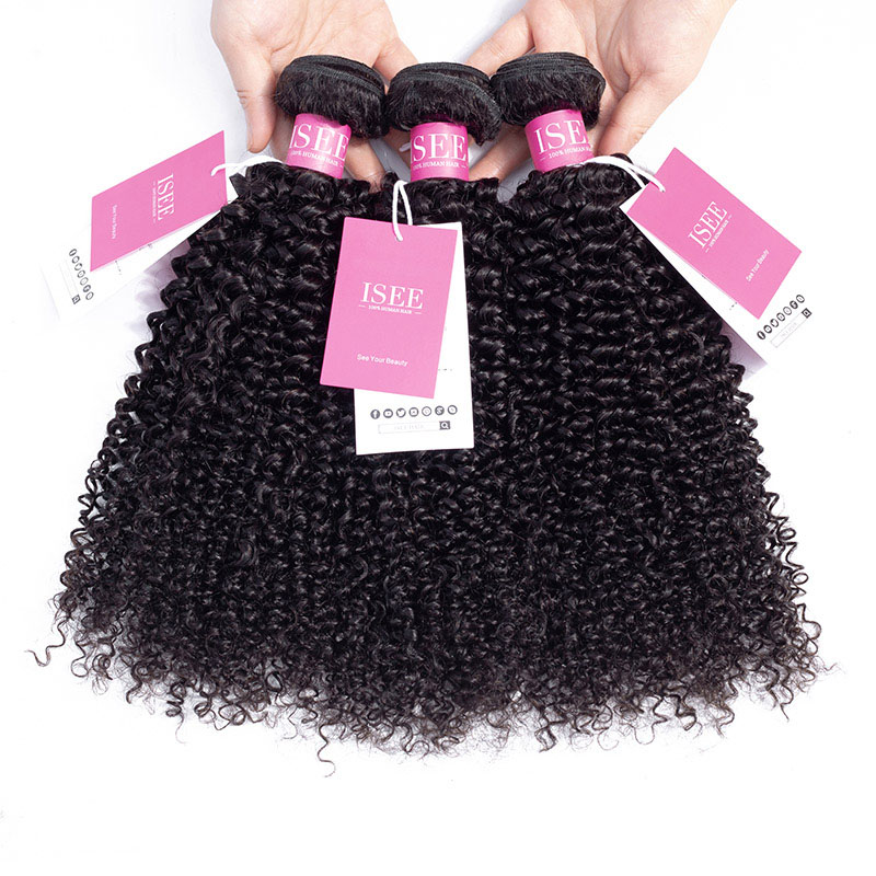 Mongolian Kinky Curly Remy Virgin Human Hair Extensions