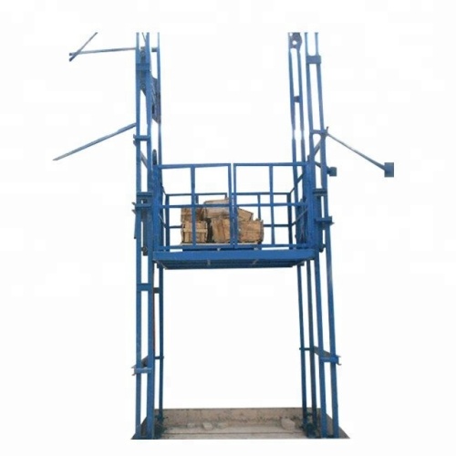 Chain Guide Rail Hydraulic Lifting Platform