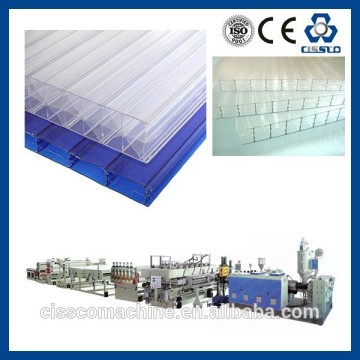 POLYCARBONATE HOLLOW SUN SHEET MACHINE HOLLOW POLYCARBONATE SHEET PRODUCING LINE