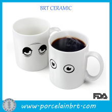 Wake up ceramic white magic mug