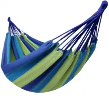 Portable Lightweight Camping Canvas Hammock Outdoor Cotton Hammock Swing