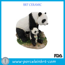 Cute Playing Panda Resinic Figurine