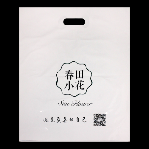 Plastic Merchandise Bag Die Cut Poly Bag