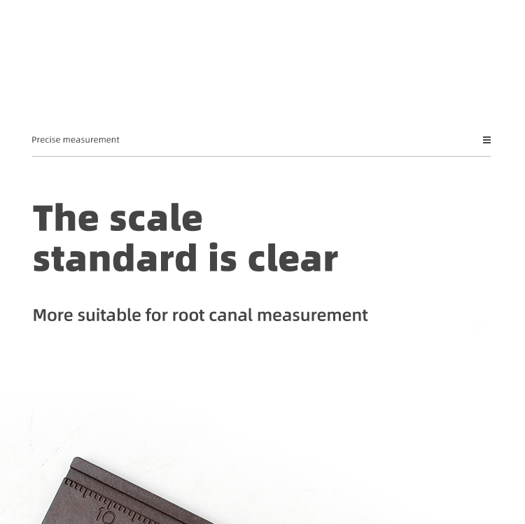 Root Canal Endo Measuring Ruler