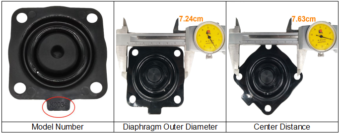 K2034 Goyen Type Shockwave Diaphragm Kits